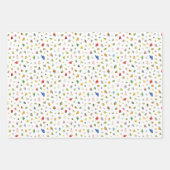 Feuille De Papier Cadeau Variété de loafs d'oiseaux (Devant)