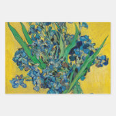 Feuille De Papier Cadeau Vase Van Gogh avec Iris Classic Impressionnisme (Devant)