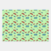 Feuille De Papier Cadeau Véhicules urbains (Devant)