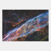 Feuille De Papier Cadeau Veil Nebula Supernova Reste Télescope Hubble (Devant 3)