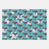 Feuille De Papier Cadeau Vélo Cool Dirtbike vacances de Noël (Devant 3)