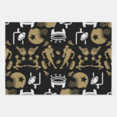 Feuille De Papier Cadeau Ventilateur américain de football (Devant)