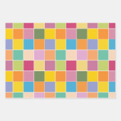 Feuille De Papier Cadeau Vérificateurs de printemps (Devant)