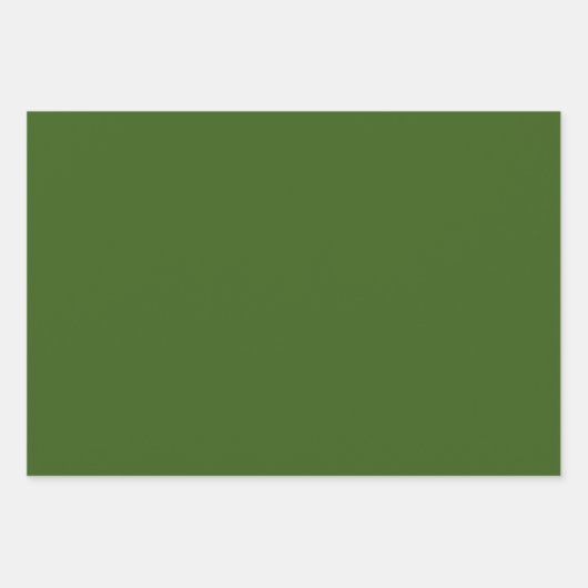 Feuille De Papier Cadeau Vérificateurs vert foncé et vert clair (Devant 3)