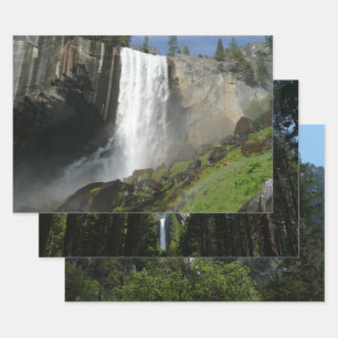 Feuille De Papier Cadeau Vernal Falls I dans le parc national de Yosemite