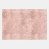 Feuille De Papier Cadeau Verre blanc rose (Devant 2)