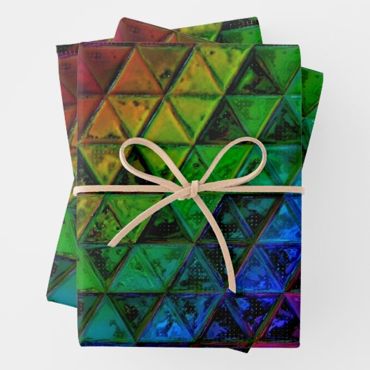 Feuille De Papier Cadeau Verre de fierté (En situation)