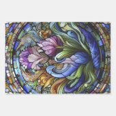 Feuille De Papier Cadeau Verre tendu (Devant 3)