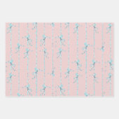 Feuille De Papier Cadeau Versailles Strawberrys & Ribbons Rose (Devant 2)