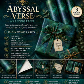 Feuille De Papier Cadeau Verset abyssal