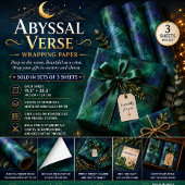 Feuille De Papier Cadeau Verset abyssal