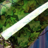 Feuille De Papier Cadeau Vert anglais Ivy Nature Motif d'aquarelle