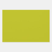Feuille De Papier Cadeau Vert Chartreuse Simple Uni Couleur Unie (Devant)