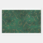 Feuille De Papier Cadeau Vert et Or (Devant 3)