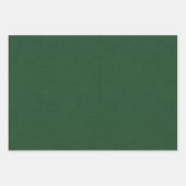 Feuille De Papier Cadeau Vert foncé texturé (Devant 2)