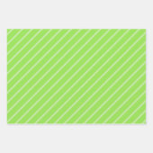 Feuille De Papier Cadeau Vert, Noir & Blanc (Devant 3)