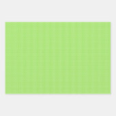 Feuille De Papier Cadeau Vert, Noir & Blanc (Devant)