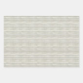 Feuille De Papier Cadeau Vert olive 'Martini' (Devant 3)