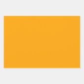 Feuille De Papier Cadeau Vert orange rose uni (Devant 2)