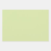 Feuille De Papier Cadeau Vert pastel et chevron blanc Mariage Anniversaire (Devant 3)