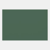 Feuille De Papier Cadeau Vert Pin (Devant 2)