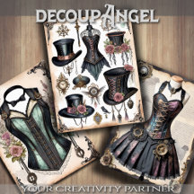 Vêtements vintages - Découpage -