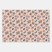 Feuille De Papier Cadeau Vibes Motif des années 90 rétro (Devant 2)