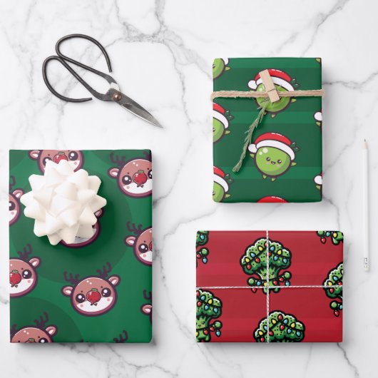 Feuille De Papier Cadeau Vibes Vegan (Recto)