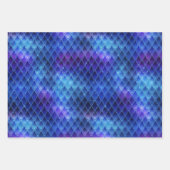 Feuille De Papier Cadeau Vibrant Fantasy Dragon Scale Patterns (Devant 2)