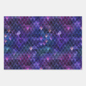Feuille De Papier Cadeau Vibrant Fantasy Dragon Scale Patterns (Devant)