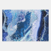 Feuille De Papier Cadeau Vibrant Gemstone Marble Agate Patterns (Devant 2)