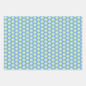 Feuille De Papier Cadeau Vibrant Scallop Shells Wrapping Paper (Devant)