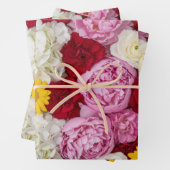 Feuille De Papier Cadeau Vibrant Summer Floral Bouquet (En situation)