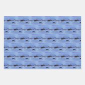 Feuille De Papier Cadeau Vie marine (Devant 2)