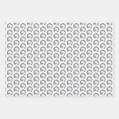 Feuille De Papier Cadeau Vieux anglais Sheepdog Puppy Peinture - Chien Art (Devant 2)