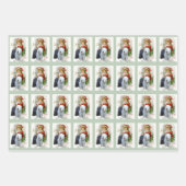 Feuille De Papier Cadeau Vieux Noël de Sheepdog (Devant 2)