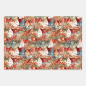 FEUILLE DE PAPIER CADEAU VILLE ET MAISONS DE BLANC CADEAU (Devant)