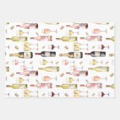 Feuille De Papier Cadeau Vin (Devant 2)