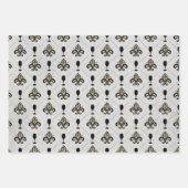 Feuille De Papier Cadeau Vin de Paris (Devant 3)