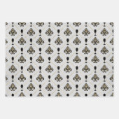 Feuille De Papier Cadeau Vin Paris (Devant 3)