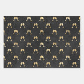 Feuille De Papier Cadeau Vin Rouge (Devant)