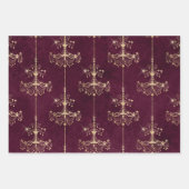 Feuille De Papier Cadeau Vin Rouge (Devant 3)