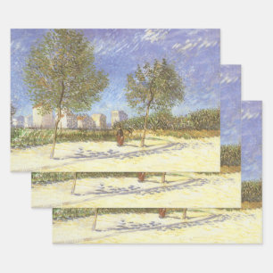 Feuille De Papier Cadeau Vincent van Gogh - Aux environs de Paris