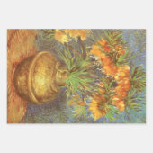 Feuille De Papier Cadeau Vincent van Gogh - Fritillaires dans un vase de cu (Devant 3)