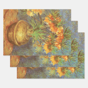 Feuille De Papier Cadeau Vincent van Gogh - Fritillaires dans un vase de cu