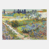 Feuille De Papier Cadeau Vincent van Gogh Garden à Arles Poster (Devant)