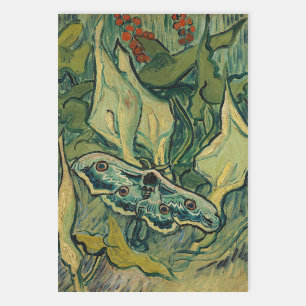 Feuille De Papier Cadeau Vincent van Gogh - Giant Peacock Moth