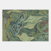 Feuille De Papier Cadeau Vincent van Gogh - Grand paon de nuit (Devant)