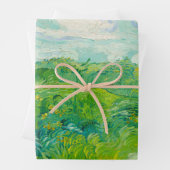 Feuille De Papier Cadeau Vincent Van Gogh Green Wheat Fields Peinture (En situation)