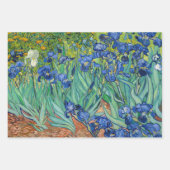 Feuille De Papier Cadeau Vincent Van Gogh - Irises (Devant 2)